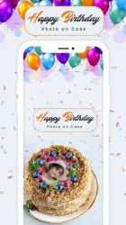 Captura 7 Foto de feliz cumpleaños en la aplicación  pastel android