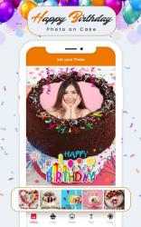 Captura 10 Foto de feliz cumpleaños en la aplicación  pastel android