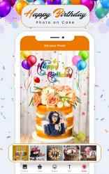 Captura 9 Foto de feliz cumpleaños en la aplicación  pastel android