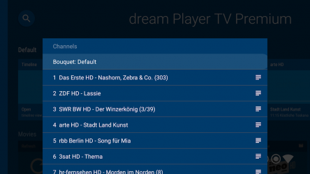 Imágen 6 dream Player TV for TVheadend android