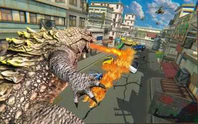 Captura de Pantalla 3 Monster Dinosaur  Rampage : City Attack android