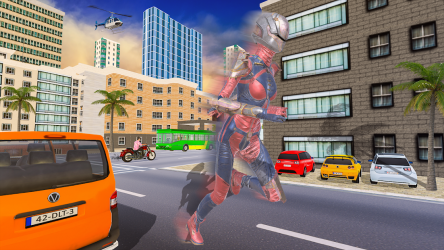 Captura 4 Flying Superhero Robot Captain Girl:US Lady Fight android