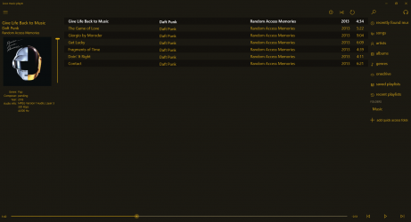 Screenshot 1 Loco music player delight windows
