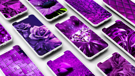 Captura de Pantalla 2 Purple Wallpaper android
