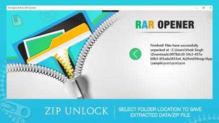 Captura de Pantalla 4 RAR Opener & RAR to ZIP Converter windows