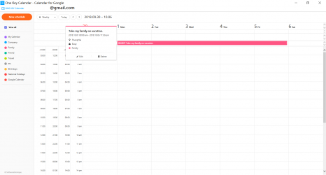 Imágen 1 One Key Calendar - Calendar for Google windows