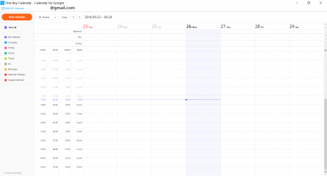 Screenshot 2 One Key Calendar - Calendar for Google windows