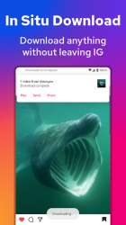 Screenshot 4 Video Downloader for Instagram, Insta Story Saver android