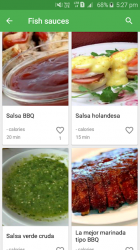 Screenshot 3 recetas de salsa gratis android