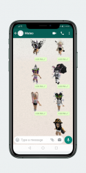 Screenshot 8 Stickers de Roblox para WhatsApp WAStickerApps android