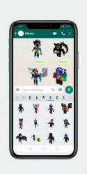 Capture 2 Stickers de Roblox para WhatsApp WAStickerApps android