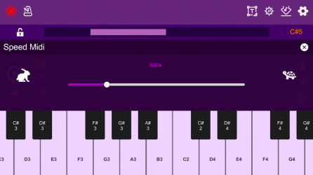 Captura 4 Midi Piano Editor android