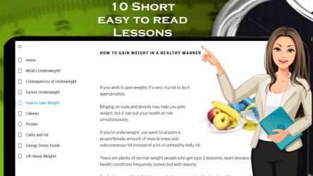Captura 2 Gain weight step by step guide! Diet and exercise windows