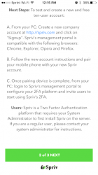 Screenshot 8 Two Factor Authentication by Spriv android