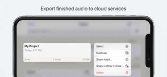 Screenshot 5 Hokusai Audio Editor iphone