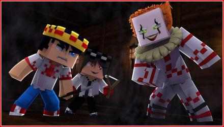 Captura 5 Clown Pennywise skins. IT mod for MCPE android