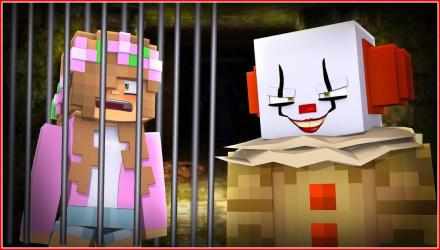 Captura 4 Clown Pennywise skins. IT mod for MCPE android