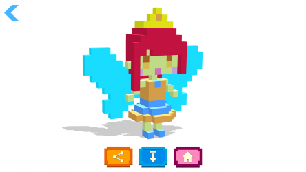 Screenshot 7 Fairy 3D Color By Number - Pixel Art, Voxel Coloring Pages windows