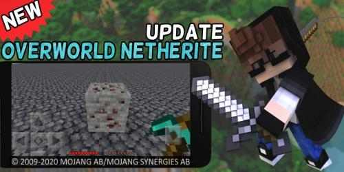 Captura 5 Overworld Netherite Mod for MCPE [New Ore] android