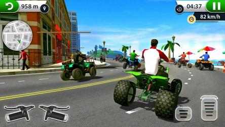 Captura de Pantalla 13 ATV Tráfico de la Ciudad Carreras Juegos 2019 android