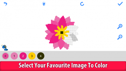 Screenshot 10 Flowers Color by Number - Pixel Art, Sandbox Coloring windows