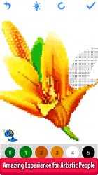 Screenshot 5 Flowers Color by Number - Pixel Art, Sandbox Coloring windows