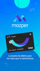 Screenshot 2 Mozper - Tarjeta de débito para jóvenes android