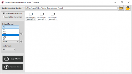 Captura de Pantalla 2 Video Converter and Audio Converter PRO - All Formats windows