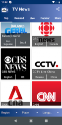 Screenshot 4 TV News - Live News + World News on Demand android