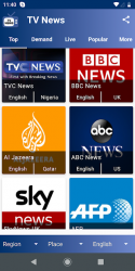 Screenshot 2 TV News - Live News + World News on Demand android