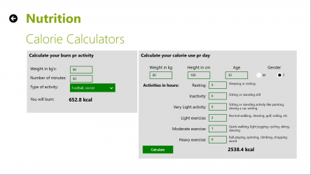 Screenshot 5 Nutrition database windows