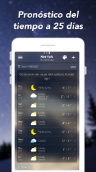 Screenshot 4 Pronóstico del Tiempo y Widgets y Radar android
