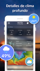 Screenshot 5 Pronóstico del Tiempo y Widgets y Radar android