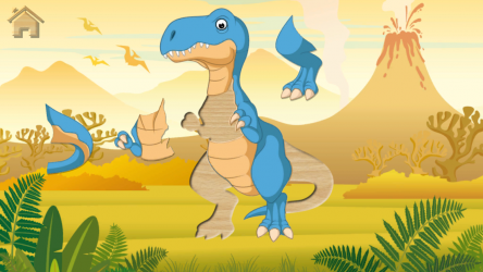 Captura de Pantalla 9 Dino Puzzles - Dinosaurios Rompecabezas para niños android