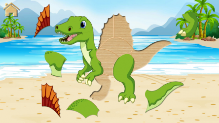 Screenshot 14 Dino Puzzles - Dinosaurios Rompecabezas para niños android