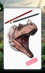 Imágen 10 Cómo dibujar dinosaurios. Lecciones paso a paso android