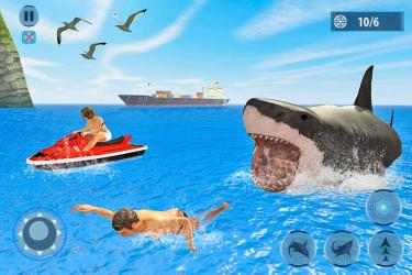 Screenshot 12 Shark Simulator Games: Sea & Beach Attack android