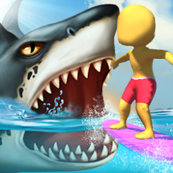 Captura 14 Shark Simulator Games: Sea & Beach Attack android