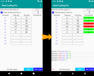 Screenshot 5 Steel cutting optimization Pro android