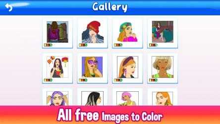 Screenshot 5 Girls Color by Number - Adult Coloring Book windows