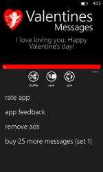 Screenshot 2 Valentine's Messages windows