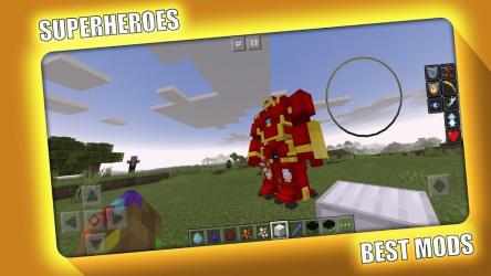 Captura de Pantalla 6 Superheroes Mod for Minecraft PE - MCPE android