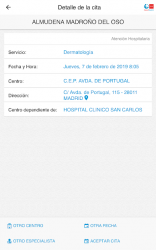Screenshot 13 Cita Sanitaria Madrid android