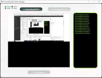Capture 1 G-ScreenRecorder CamPro Manager windows