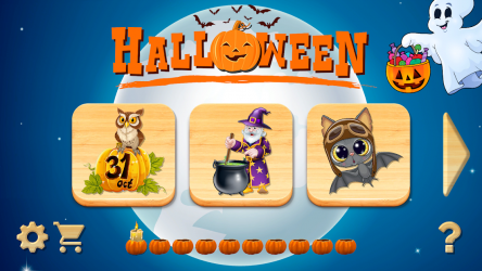 Screenshot 10 Halloween - Niños Rompecabezas android