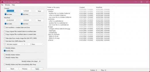 Screenshot 2 Touch File Date and Time windows