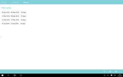 Screenshot 10 EVA Period Tracker windows