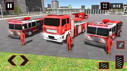 Captura 4 Rescate de la ciudad de bomberos: juegos de camion android