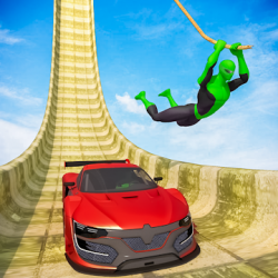 Captura de Pantalla 1 mega rampa acrobacias coche juegos: nuevo coche ac android