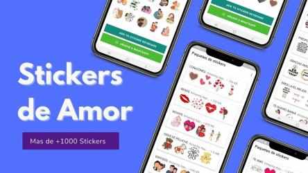 Screenshot 2 Stickers de amor android